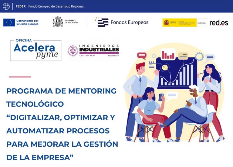 La Oficina Acelera Pyme COIIM Ciudad Real amplía de 15 a 20 las plazas de su programa de mentoring tecnológico